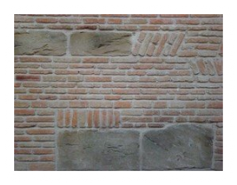 Revestimiento reproduccion de piedra en las paredes